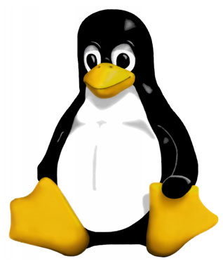 This is Tux, Linux's mascot! Big Tux!